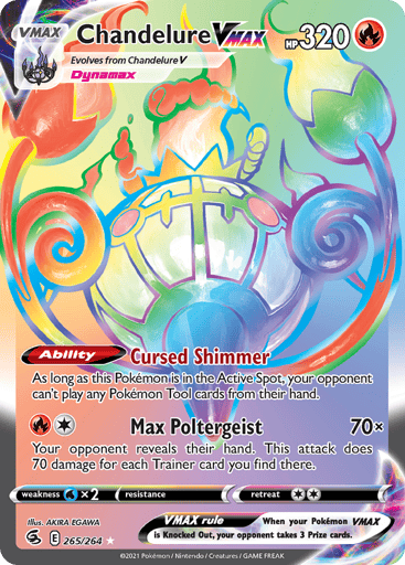 Chandelure VMAX 265/264 from Fusion Strike