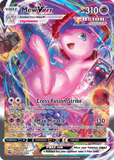 Mew VMAX 269/264 from Fusion Strike