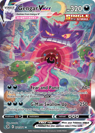 Gengar VMAX 271/264 from Fusion Strike
