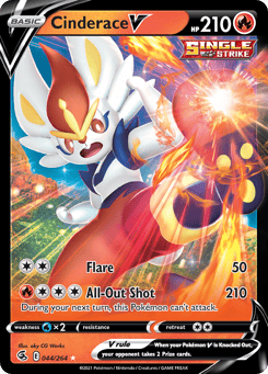 Cinderace V 44/264, Fusion Strike