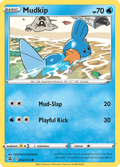 Mudkip 62/264, Fusion Strike