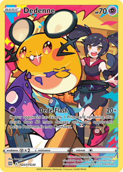 Dedenne TG07, Brilliant Stars Trainer Gallery