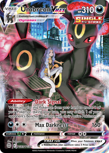 Umbreon VMAX TG23 from Brilliant Stars Trainer Gallery