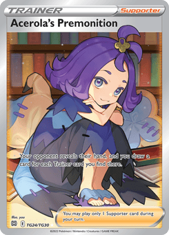 Acerola's Premonition TG24 Brilliant Stars Trainer Gallery