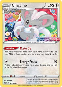 Cinccino SWSH009, SWSH Black Star Promos