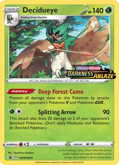 Decidueye SWSH035, SWSH Black Star Promos