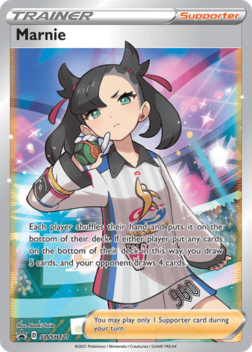 Marnie SWSH121 from SWSH Black Star Promos