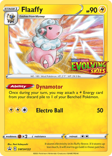 Flaaffy SWSH122 from SWSH Black Star Promos