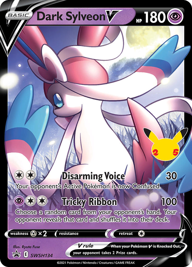Dark Sylveon V SWSH134, SWSH Black Star Promos Pokémon card