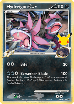 Hydreigon C SWSH138, SWSH Black Star Promos