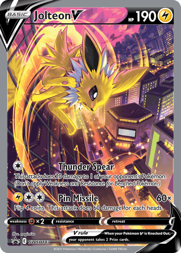 Jolteon V SWSH183 from SWSH Black Star Promos