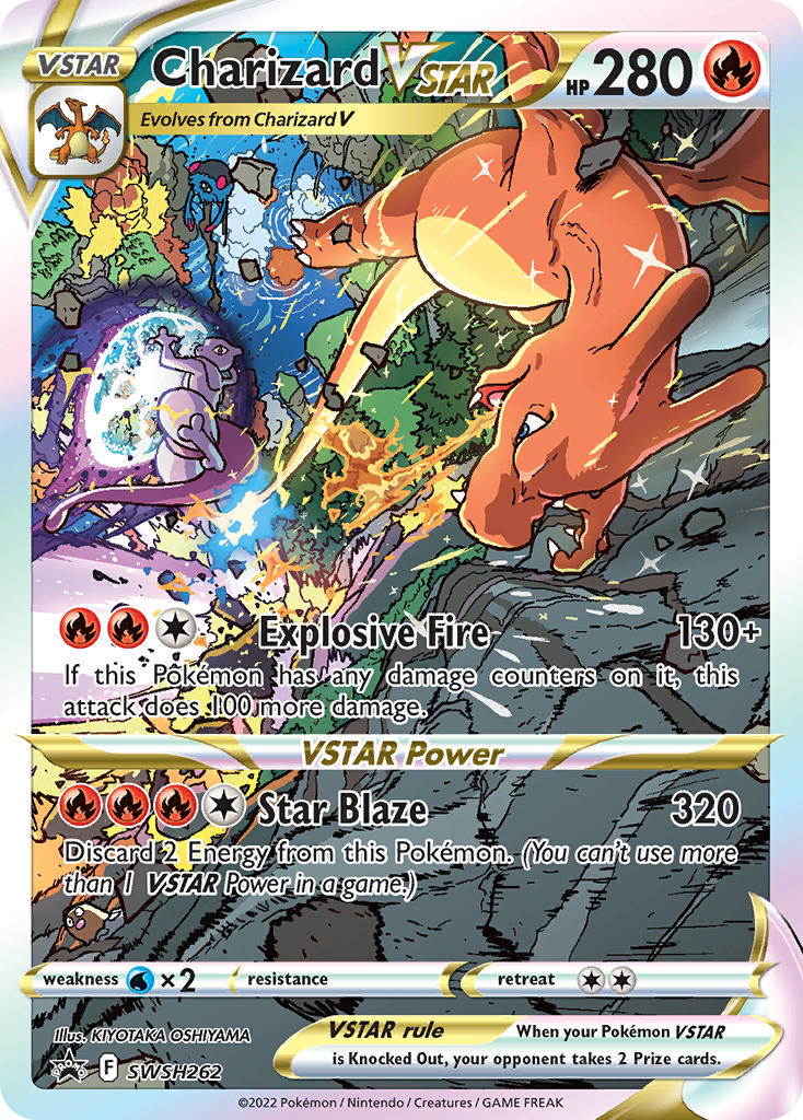 Charizard VSTAR SWSH262, SWSH Black Star Promos Pokémon card