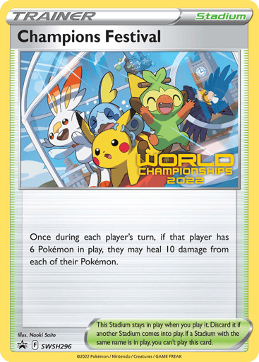 Champions Festival SWSH296 from SWSH Black Star Promos