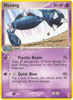 Metang 5/12, EX Trainer Kit 2 Plusle