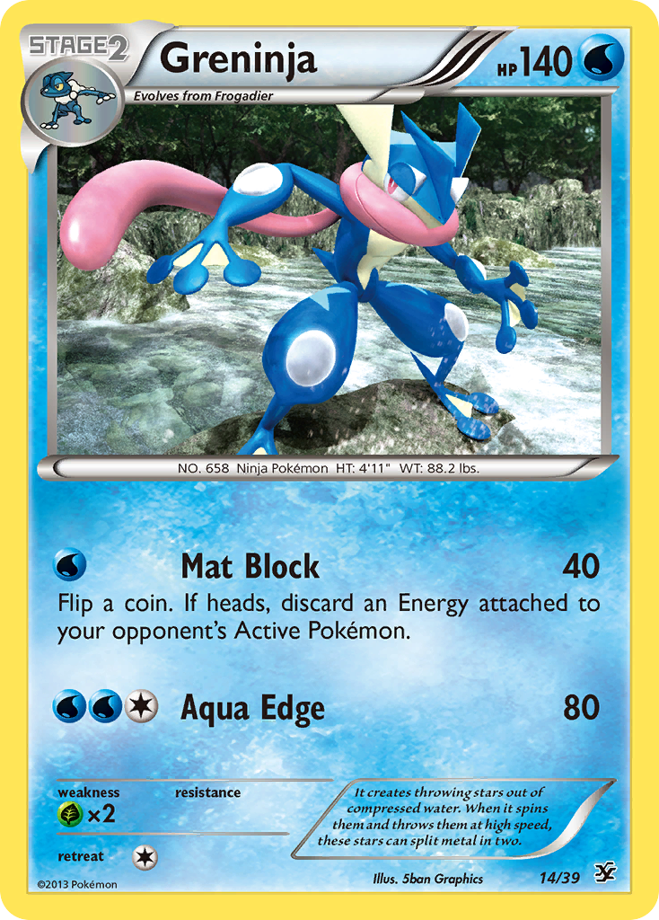 Greninja 14/39, Kalos Starter Set Pokémon card