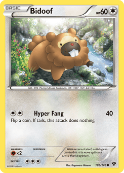 Bidoof 106/146, XY