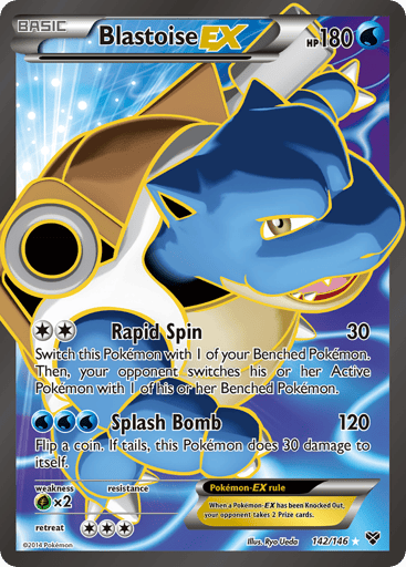Blastoise-EX 142/146 from XY