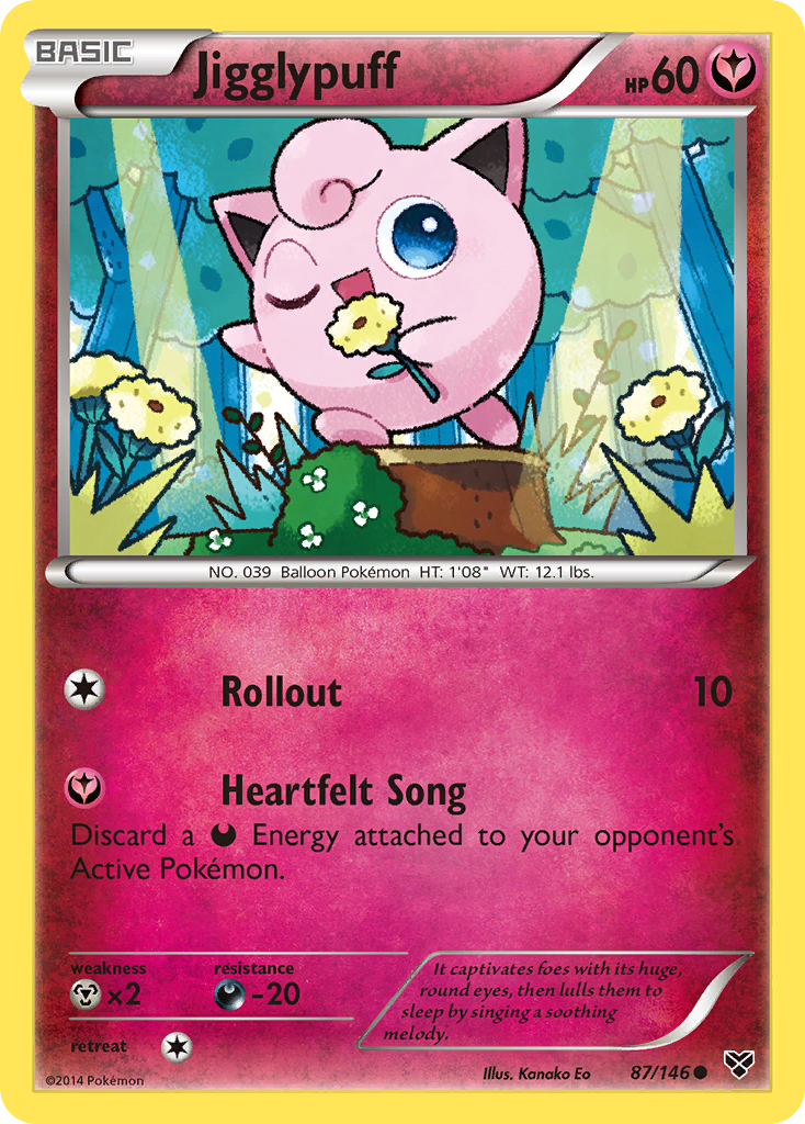 Jigglypuff 87/146, XY Pokémon card