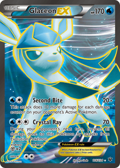 Glaceon-EX 116/124, Fates Collide