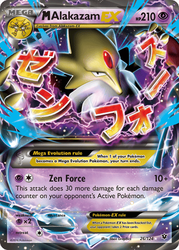 M Alakazam-EX 26/124 from Fates Collide