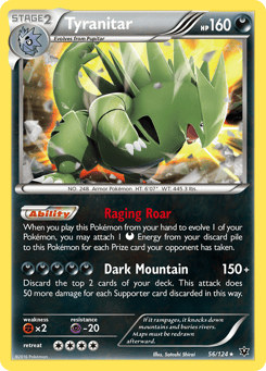 Tyranitar 56/124, Fates Collide