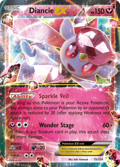Diancie-EX 72/124, Fates Collide