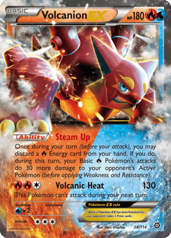 Volcanion-EX 26/114, Steam Siege