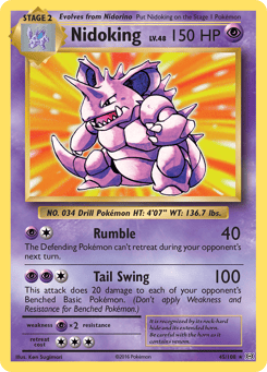 Nidoking 45/108, Evolutions