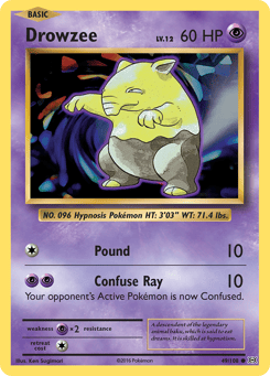 Drowzee 49/108, Evolutions