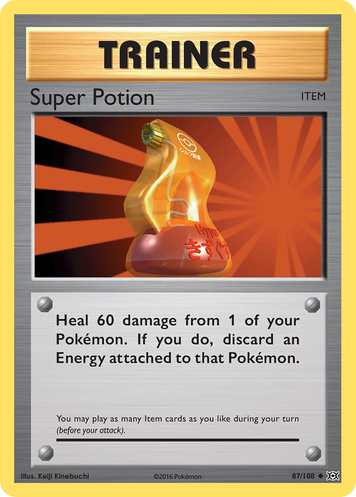 Super Potion 87/108, Evolutions Pokémon card