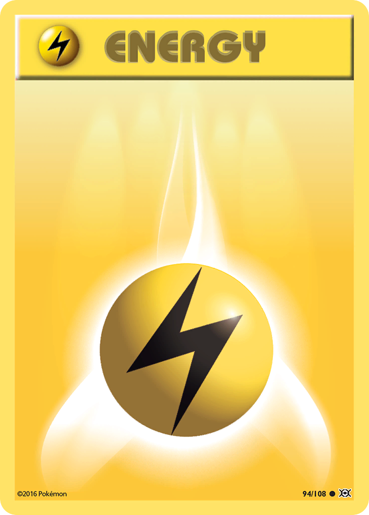 Lightning Energy 94/108, Evolutions Pokémon card