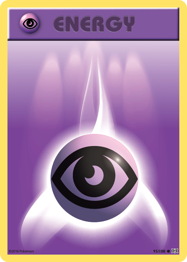 Psychic Energy 95/108, Evolutions Pokémon card