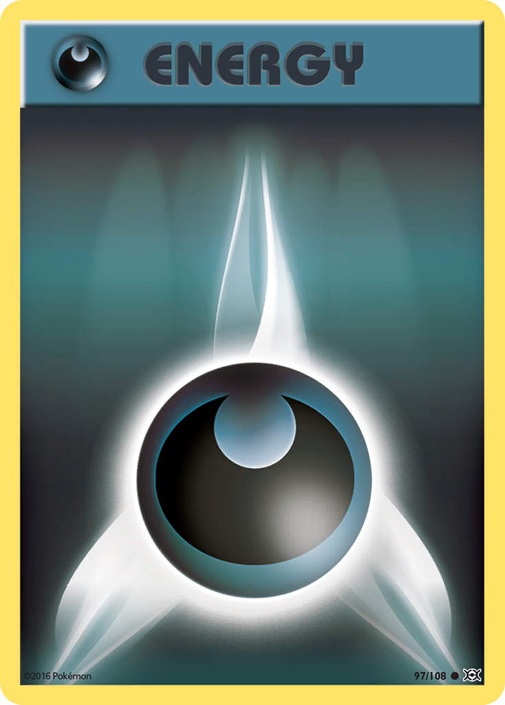 Darkness Energy 97/108, Evolutions Pokémon card