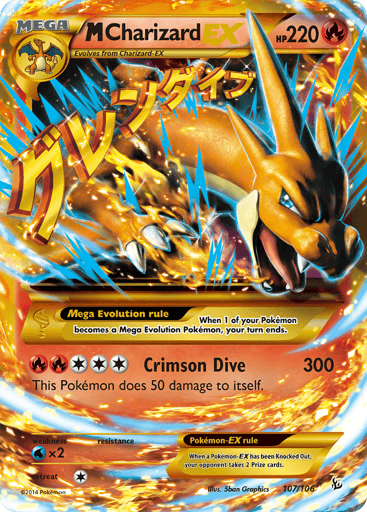 M Charizard-EX 107/106 from Flashfire