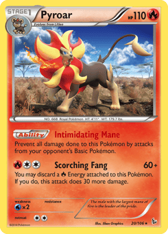 Pyroar 20/106, Flashfire