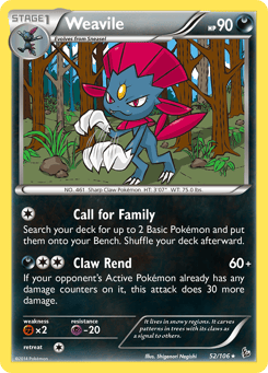 Weavile 52/106, Flashfire