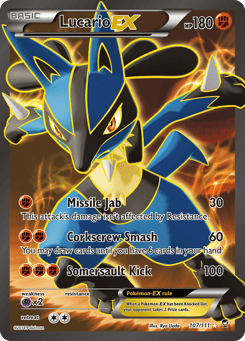 Lucario-EX 107/111, Furious Fists