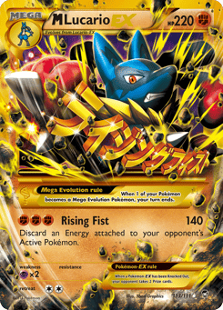 M Lucario-EX 113/111, Furious Fists