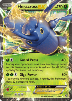 Heracross-EX 4/111, Furious Fists