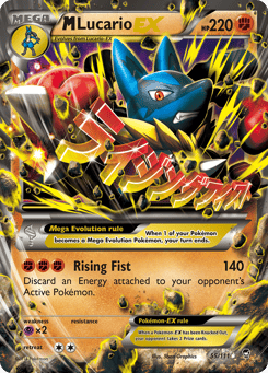 M Lucario-EX 55/111, Furious Fists