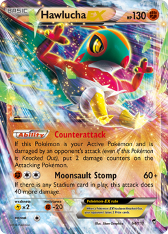 Hawlucha-EX 64/111, Furious Fists