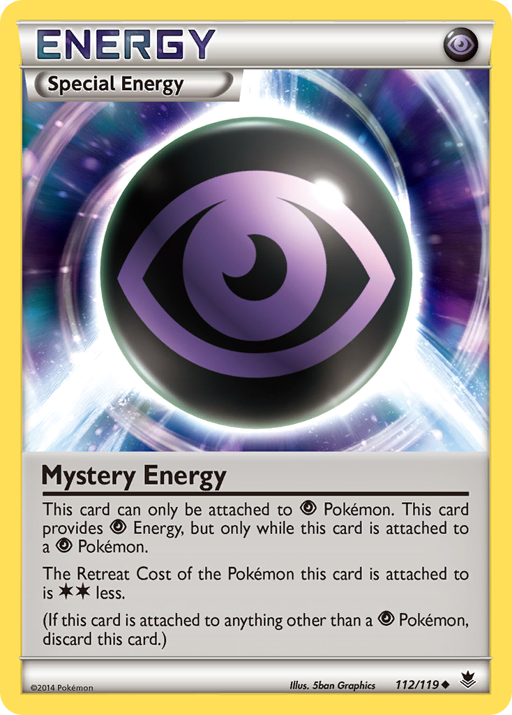 Mystery Energy 112/119, Phantom Forces Pokémon card