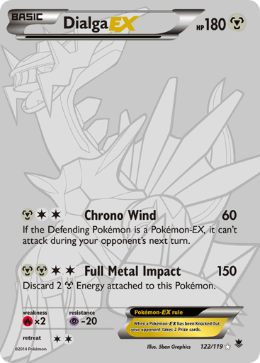 Dialga-EX 122/119 from Phantom Forces