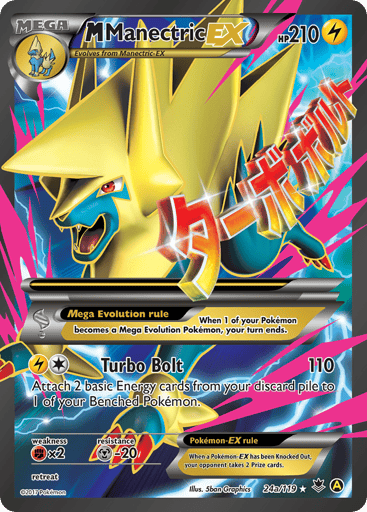 M Manectric-EX 24a from Phantom Forces