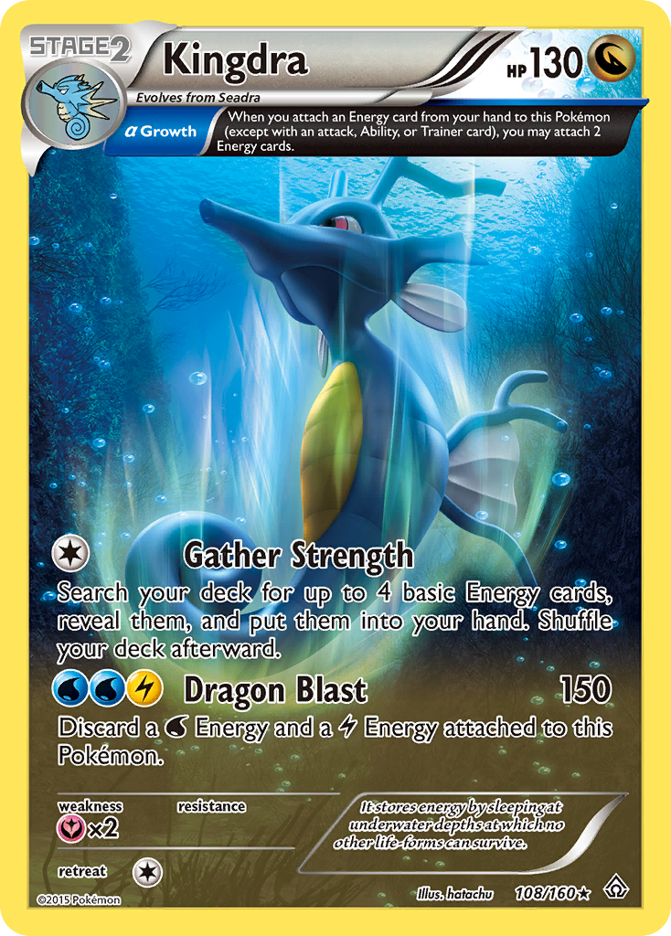 Kingdra 108/160, Primal Clash Pokémon card