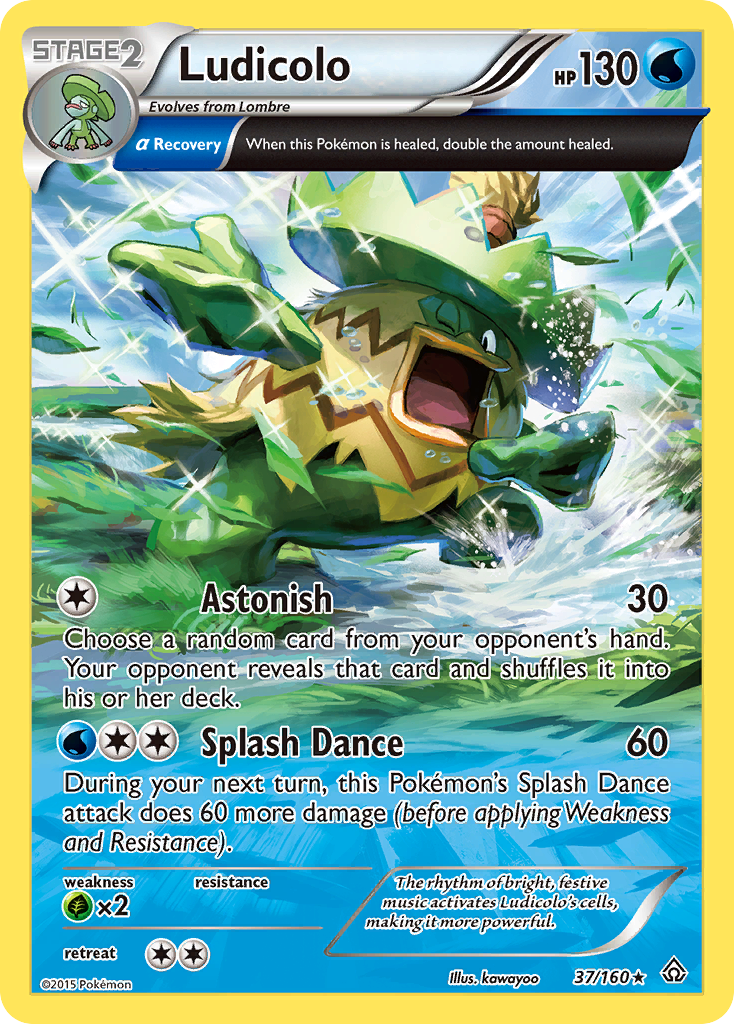 Ludicolo 37/160, Primal Clash Pokémon card