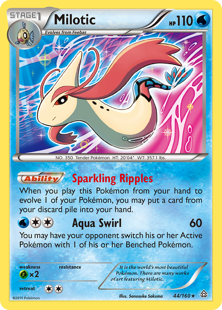 Milotic 44/160, Primal Clash Pokémon card