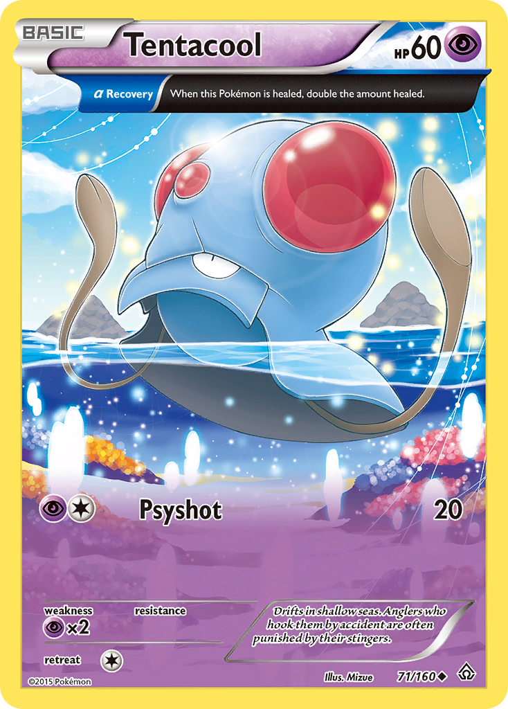 Tentacool 71/160, Primal Clash Pokémon card