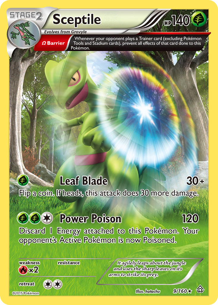 Sceptile 9/160, Primal Clash Pokémon card