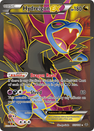 Hydreigon-EX 103/108 from Roaring Skies
